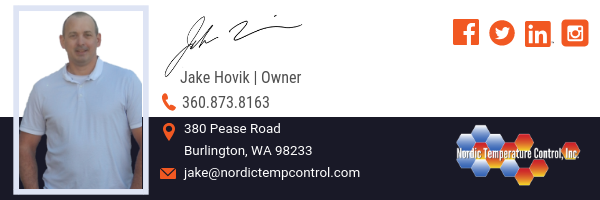 Jake Hovik, Owner | Nordic Temperature Control